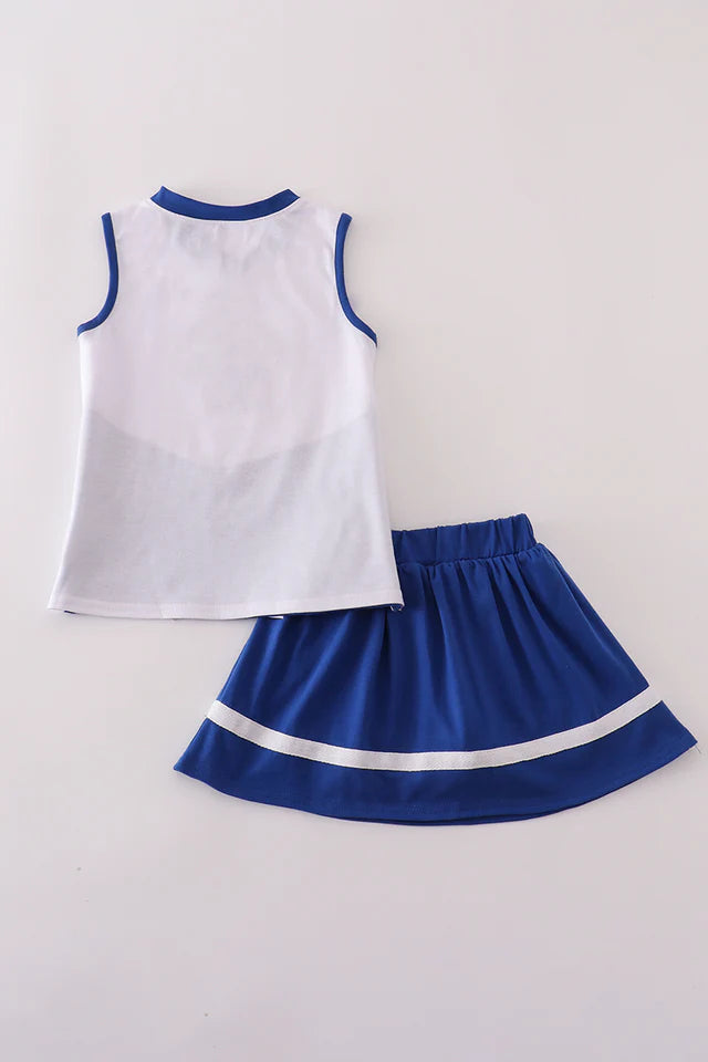 KENTUCKY EMBROIDERY CHEER SKORTS SET