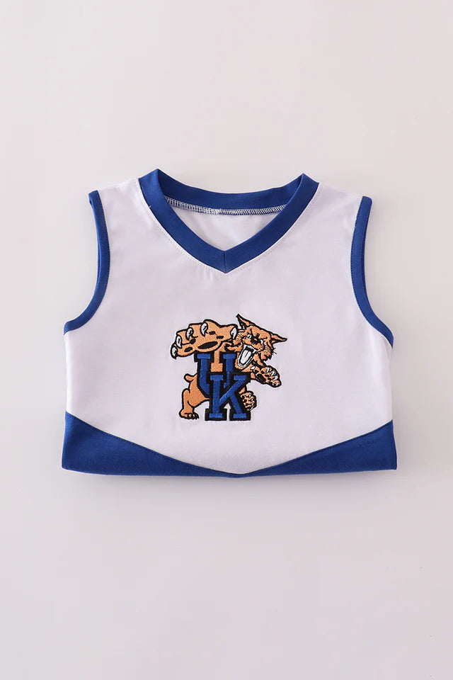 KENTUCKY EMBROIDERY CHEER SKORTS SET