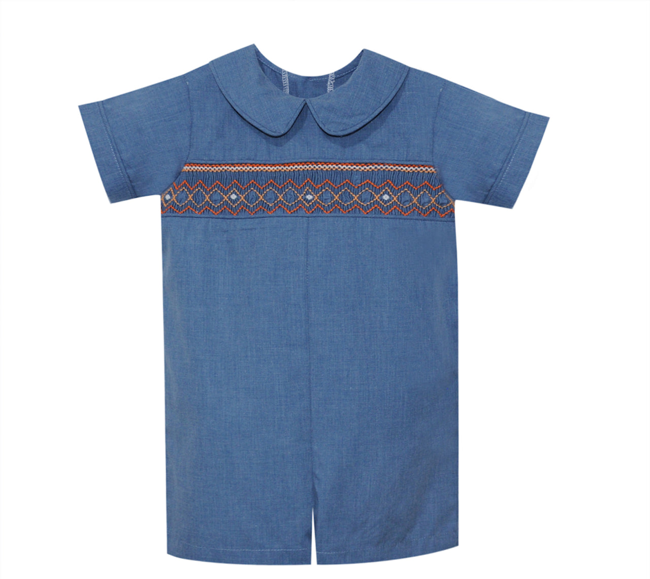 Denim Smocked Romper