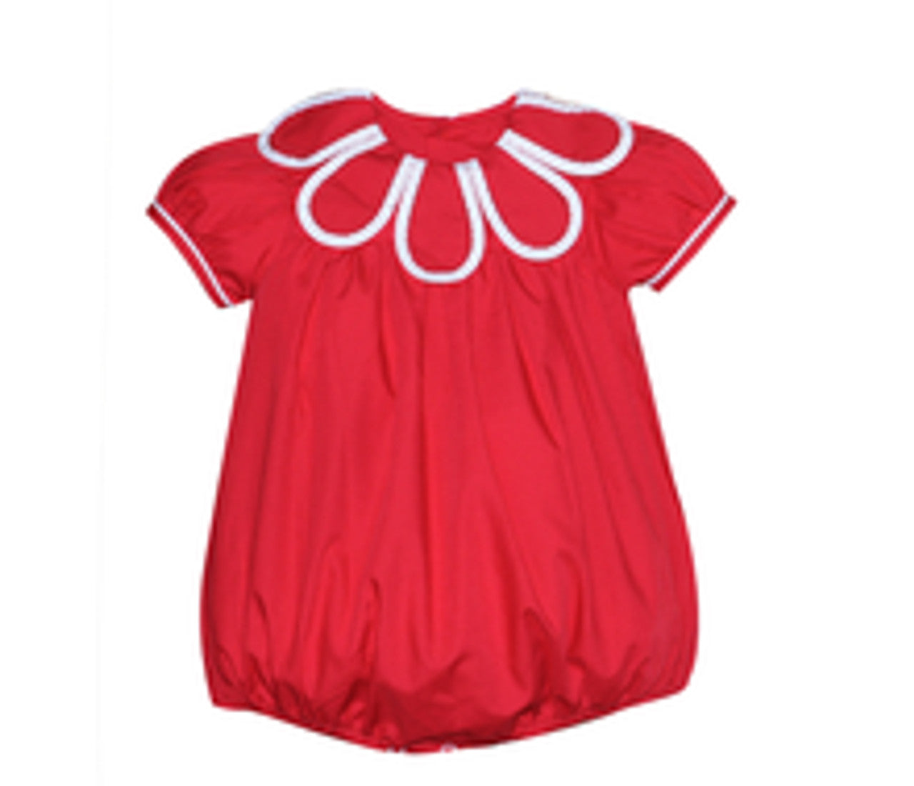 Red Girl Bubble with White Trim