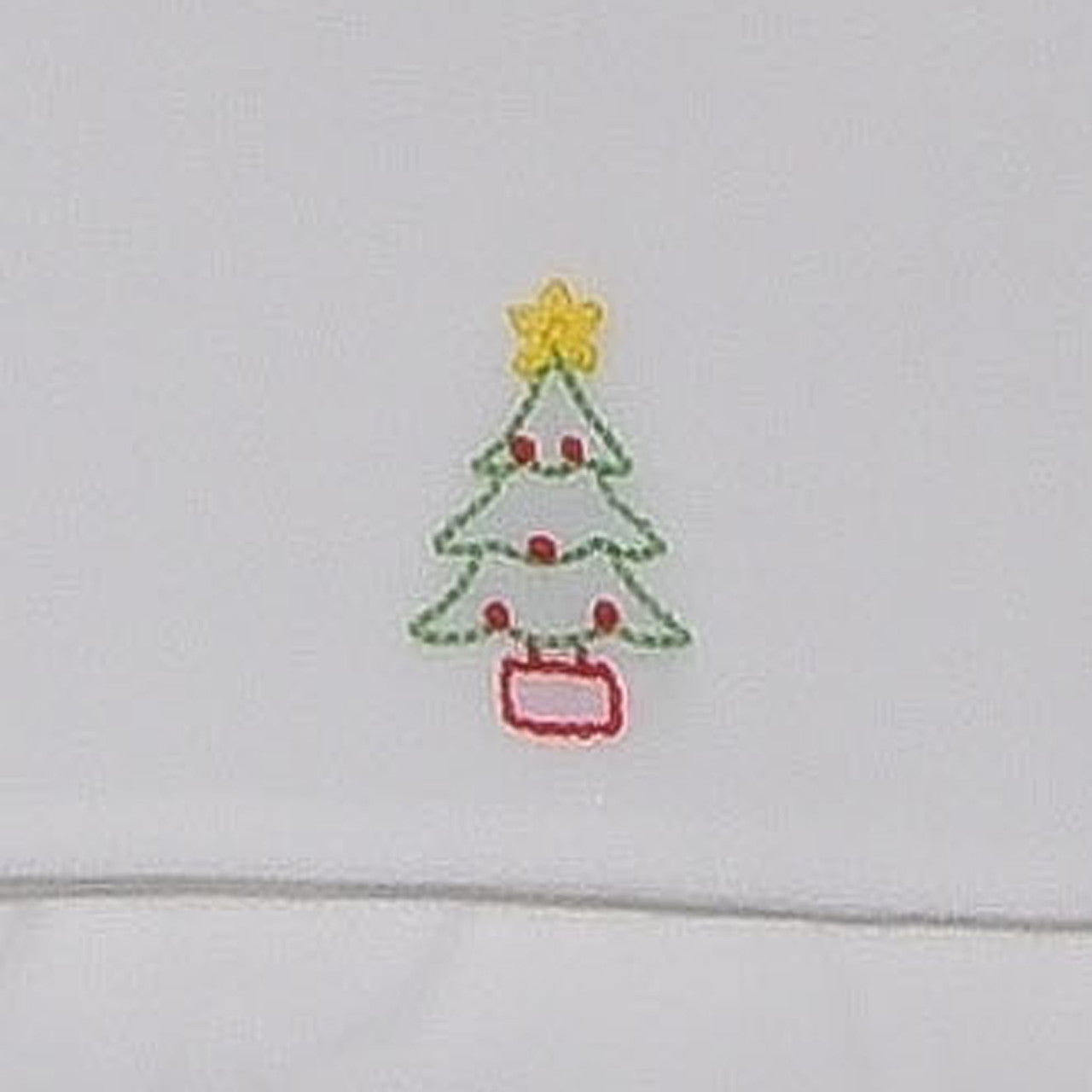 Girl Christmas Tree Diaper Set