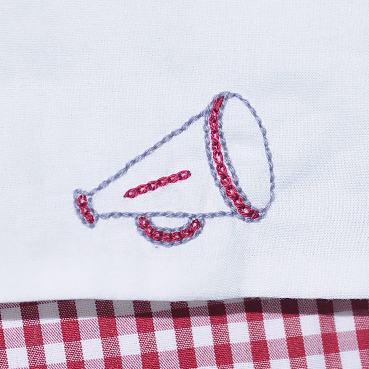 Crimson/Gray Girl Diaper Set