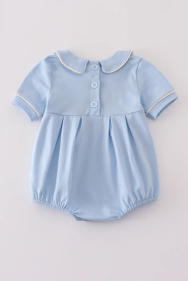 BLUE PUMPKIN FRENCH KNOT BUBBLE