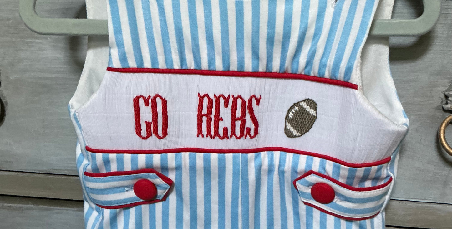 Ole Miss Shortall-Handsmocked
