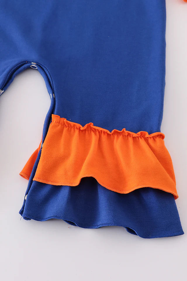 FLORIDA GLITTER RUFFLE ROMPER