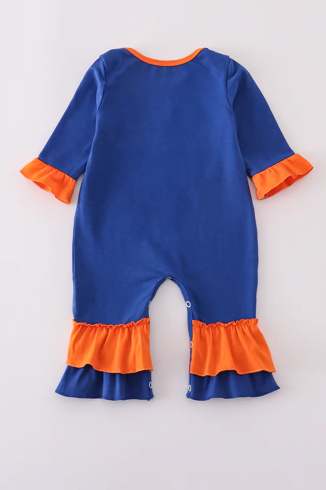FLORIDA GLITTER RUFFLE ROMPER