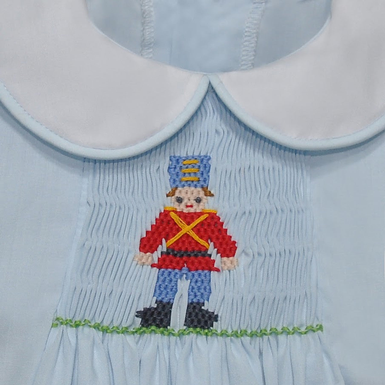 Smocked Boy Nutcracker Soldier Bubble