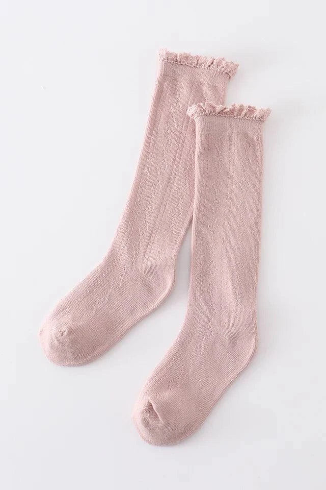 Lace Knee High Socks
