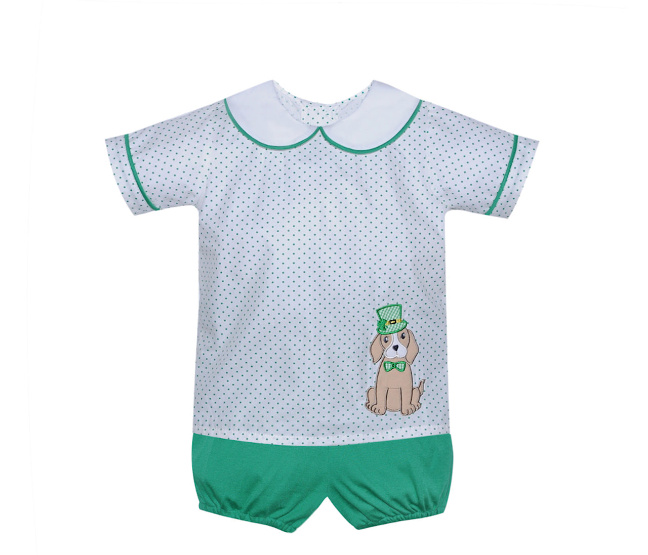 Madison Boy Short Set-St Patrick Dog