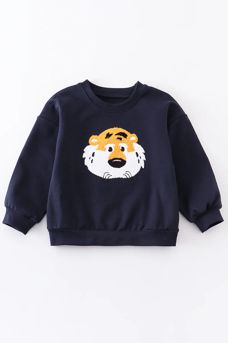 Navy Auburn Tiger Gameday Sweatshirt