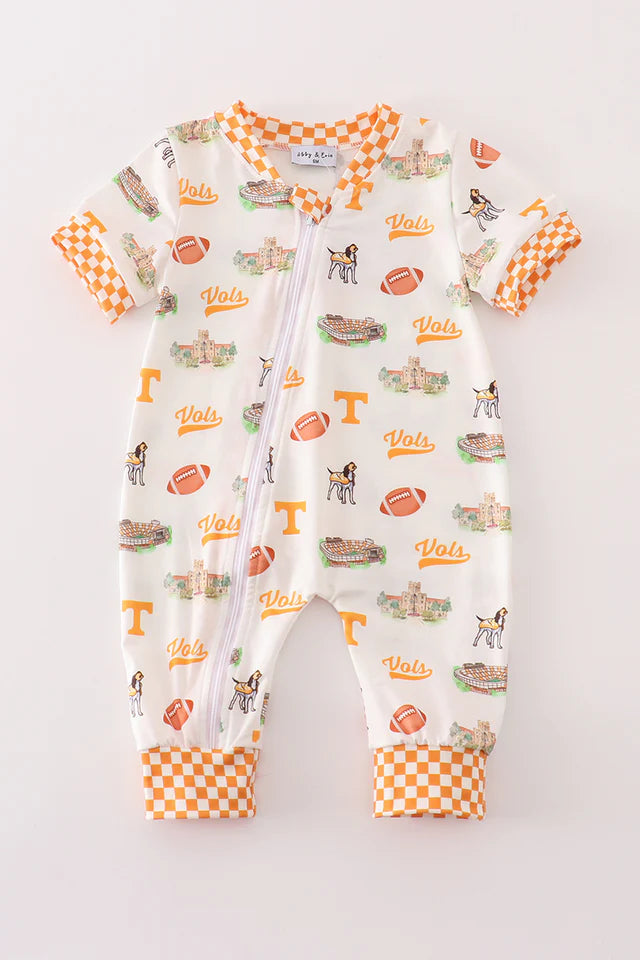 Tennessee football baby boy romper