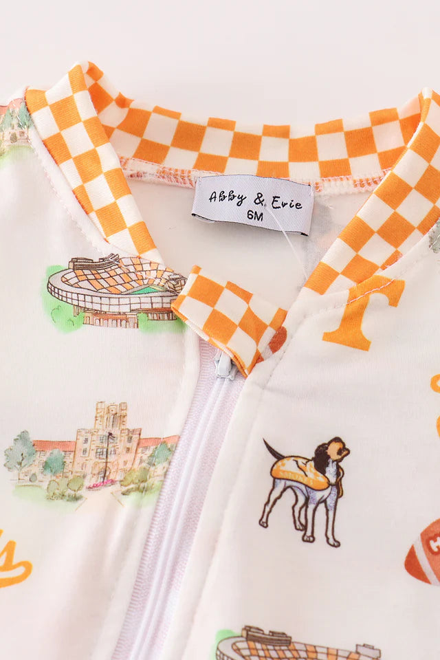 Tennessee football baby boy romper