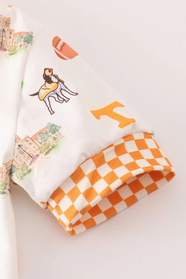 Tennessee football baby boy romper