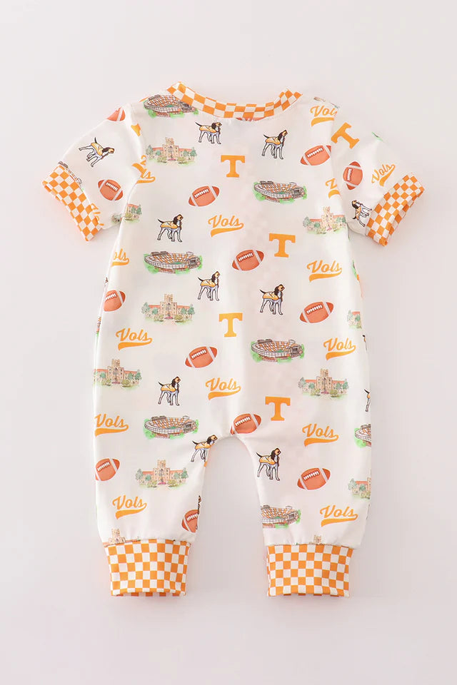 Tennessee football baby boy romper