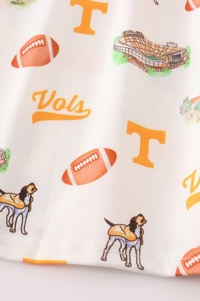 Tennessee football baby girl dress