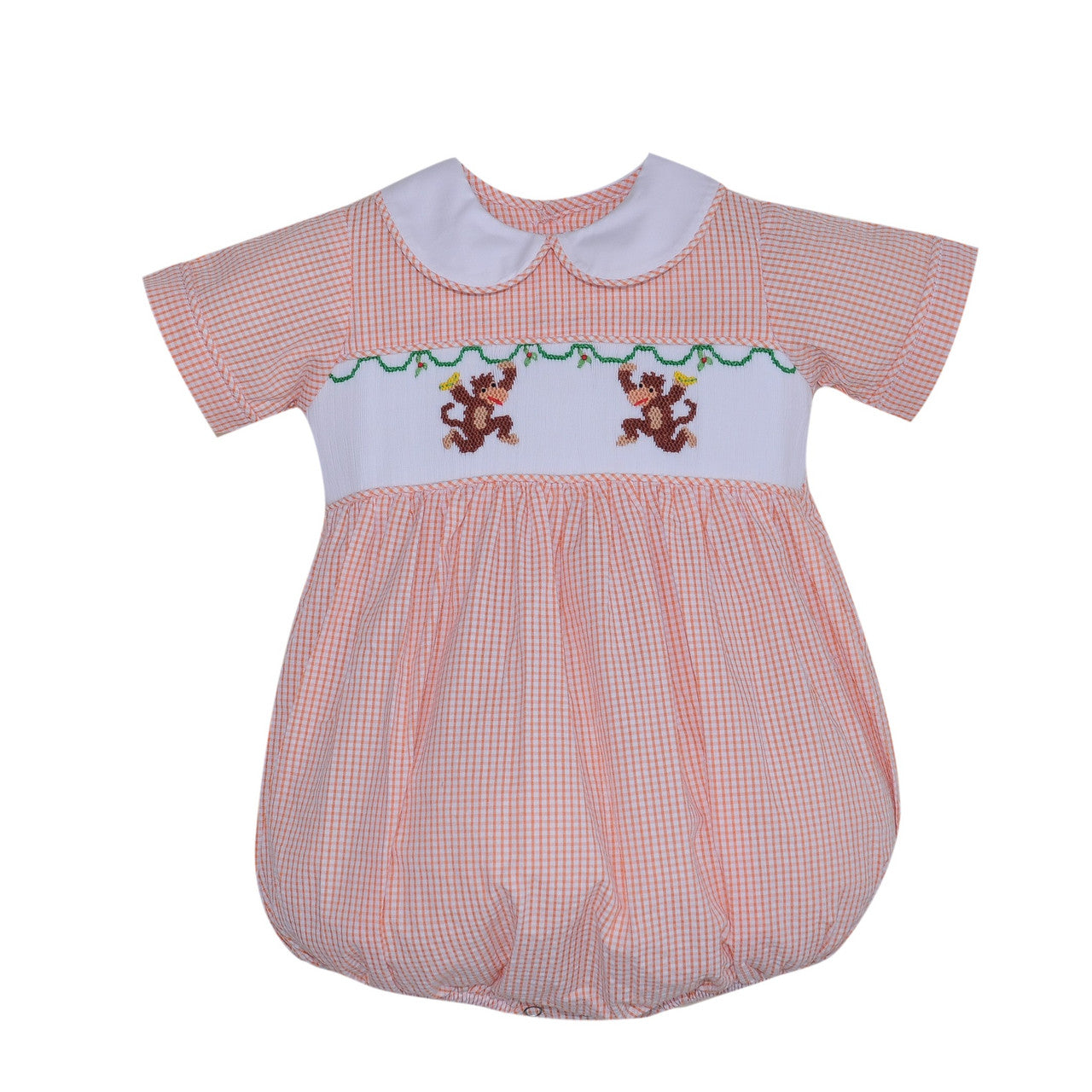 Boy Smocked Monkey Bubble