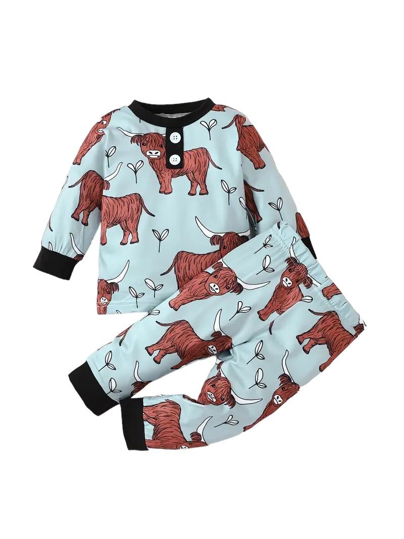 Highland Cow Pajamas