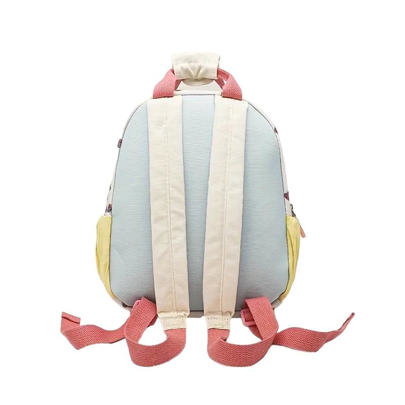 Strawberry Backpack With pastel and Muted Colors back