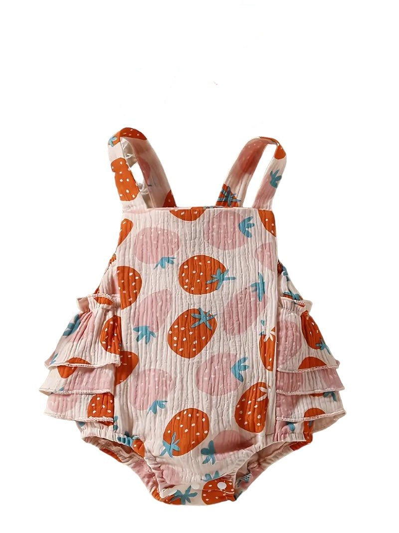 Strawberry Soft Muslin Bubble