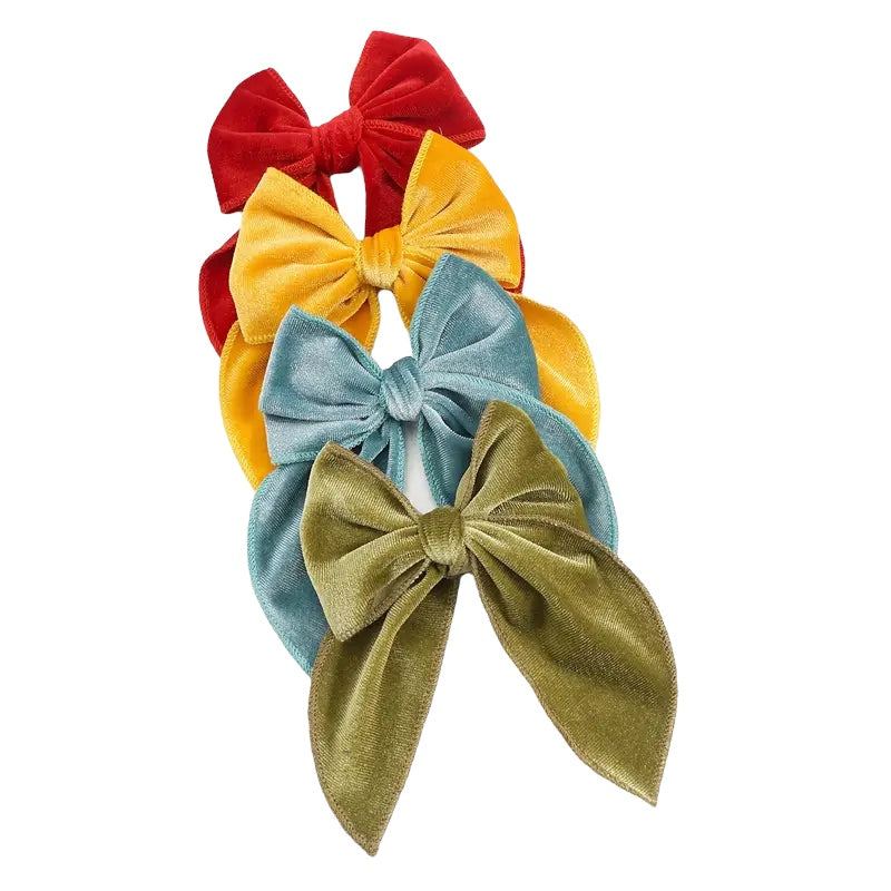 Vintage Velvet Hair Bows