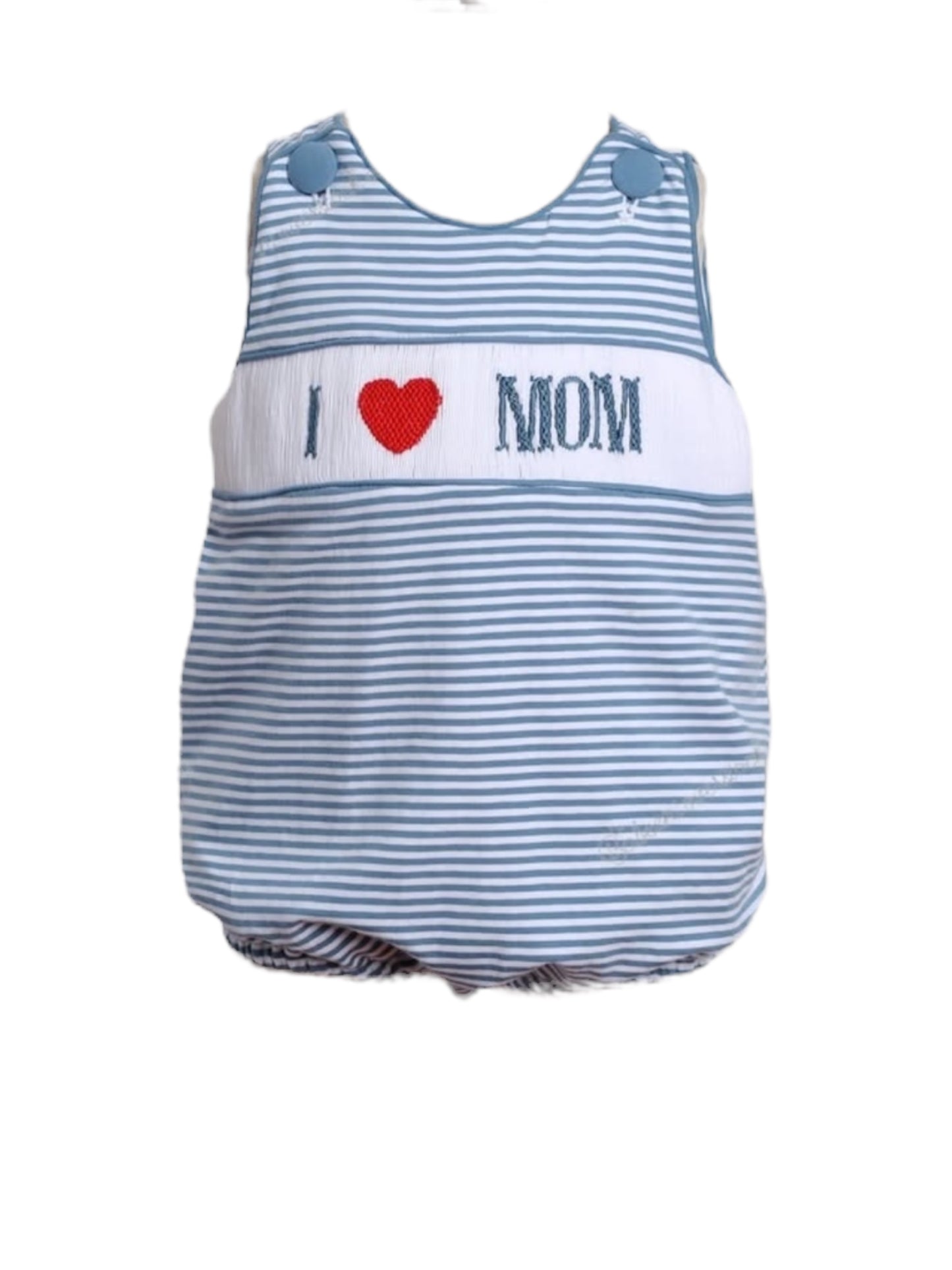 I Love MOM boy bubble