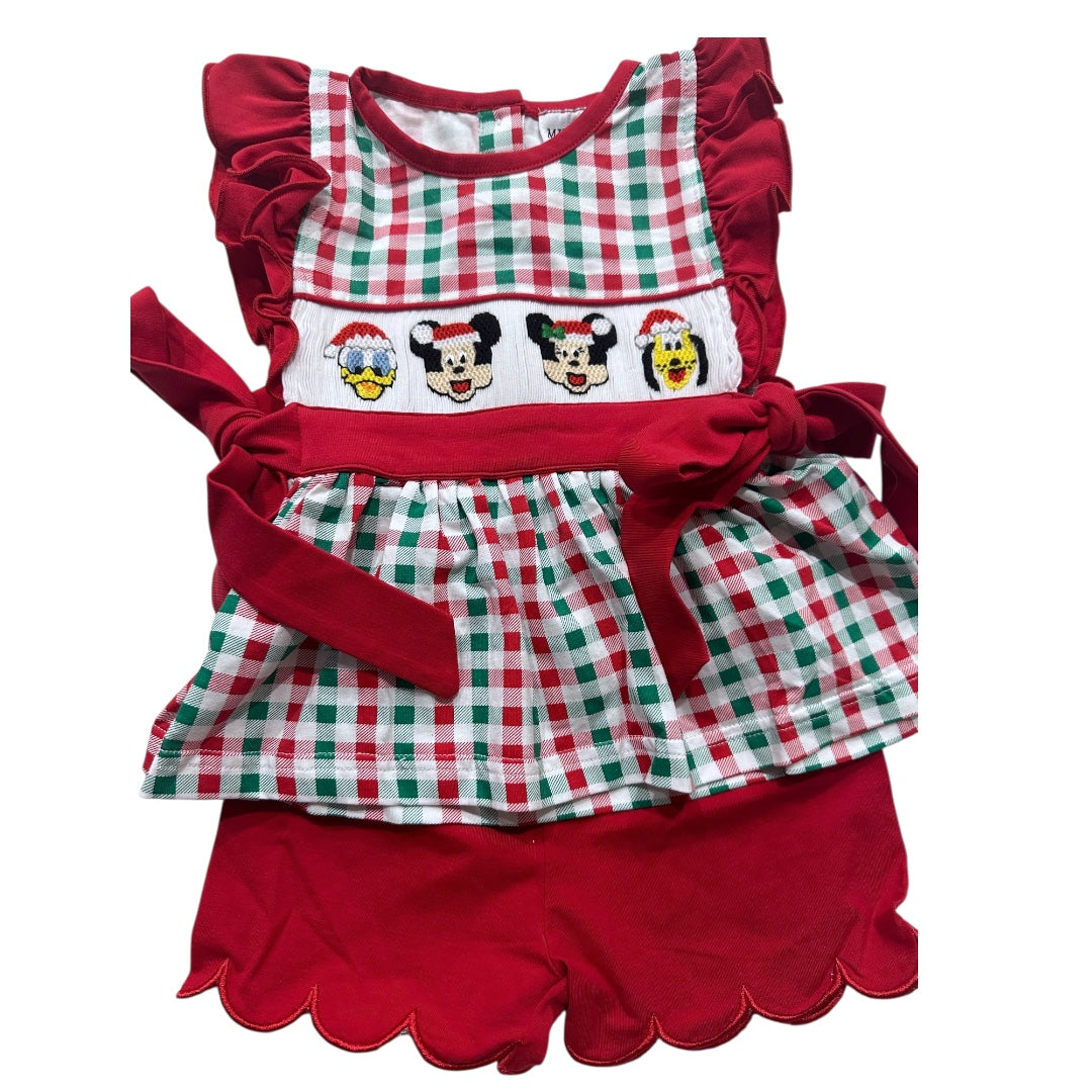 Handsmocked Character Christmas set