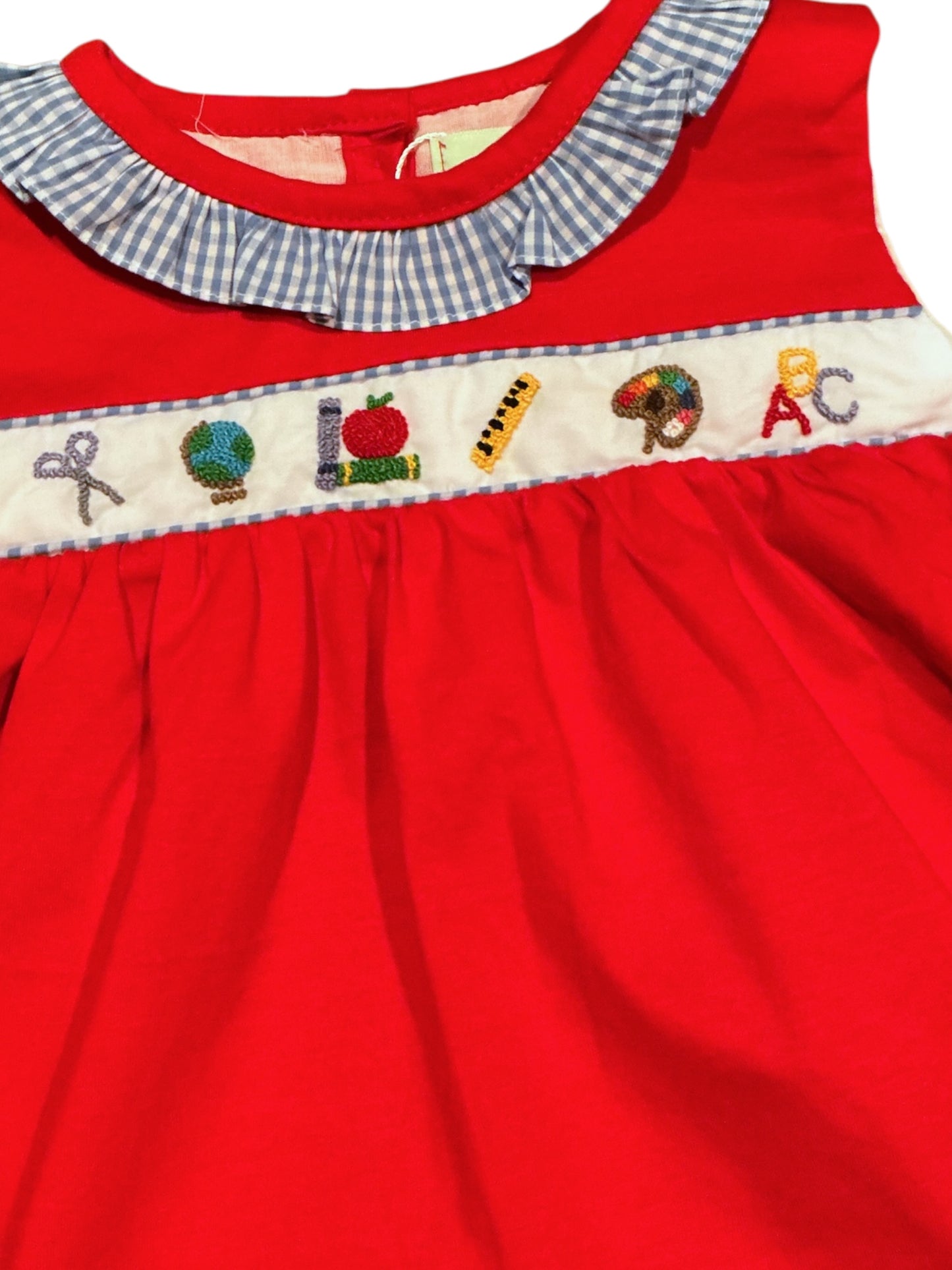Back to School Hand French Knot short set