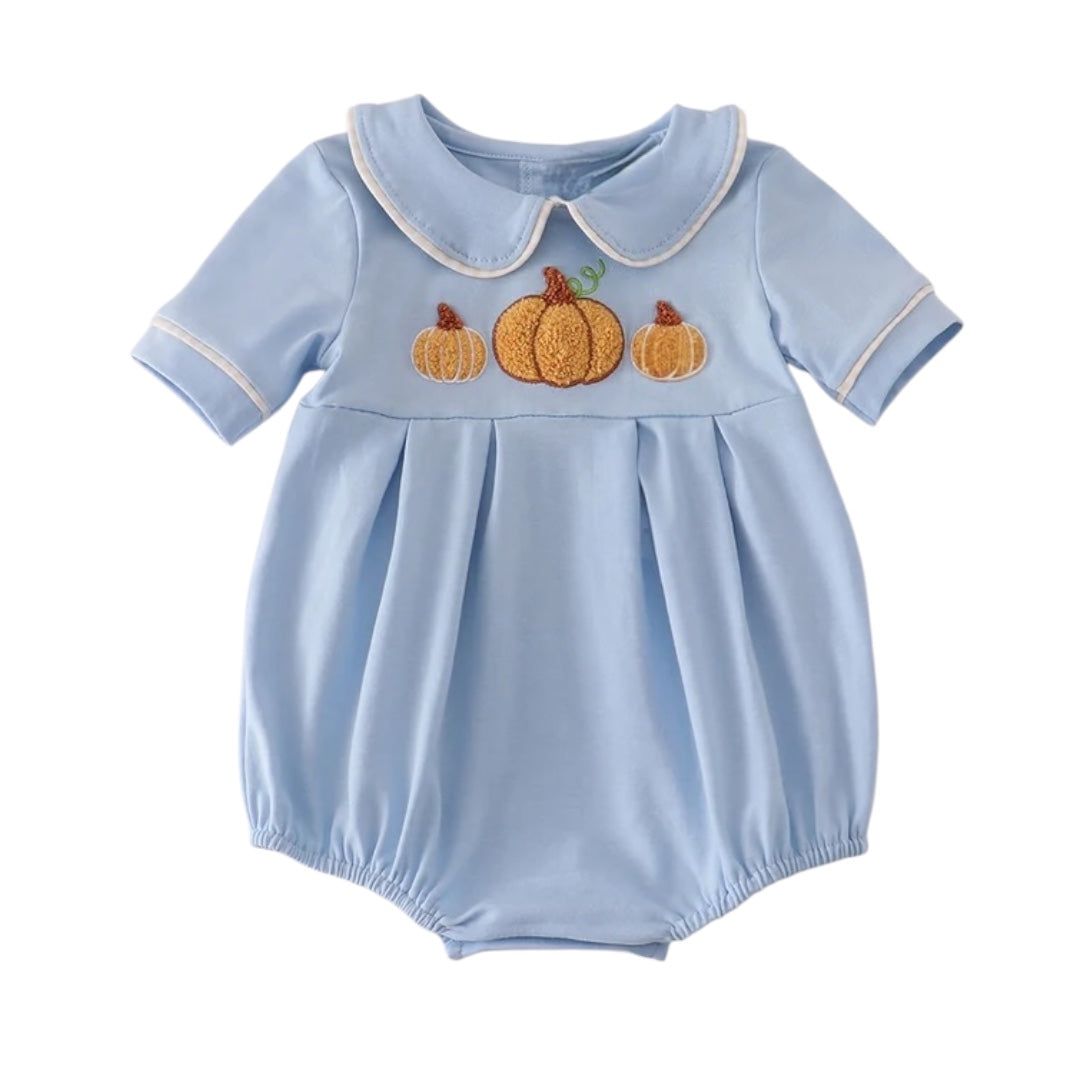 BLUE PUMPKIN FRENCH KNOT BUBBLE