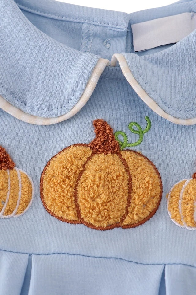 BLUE PUMPKIN FRENCH KNOT BUBBLE