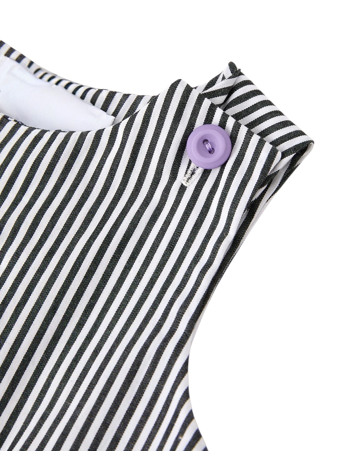 Halloween Striped Ghost Embroidered Baby Boys Romper