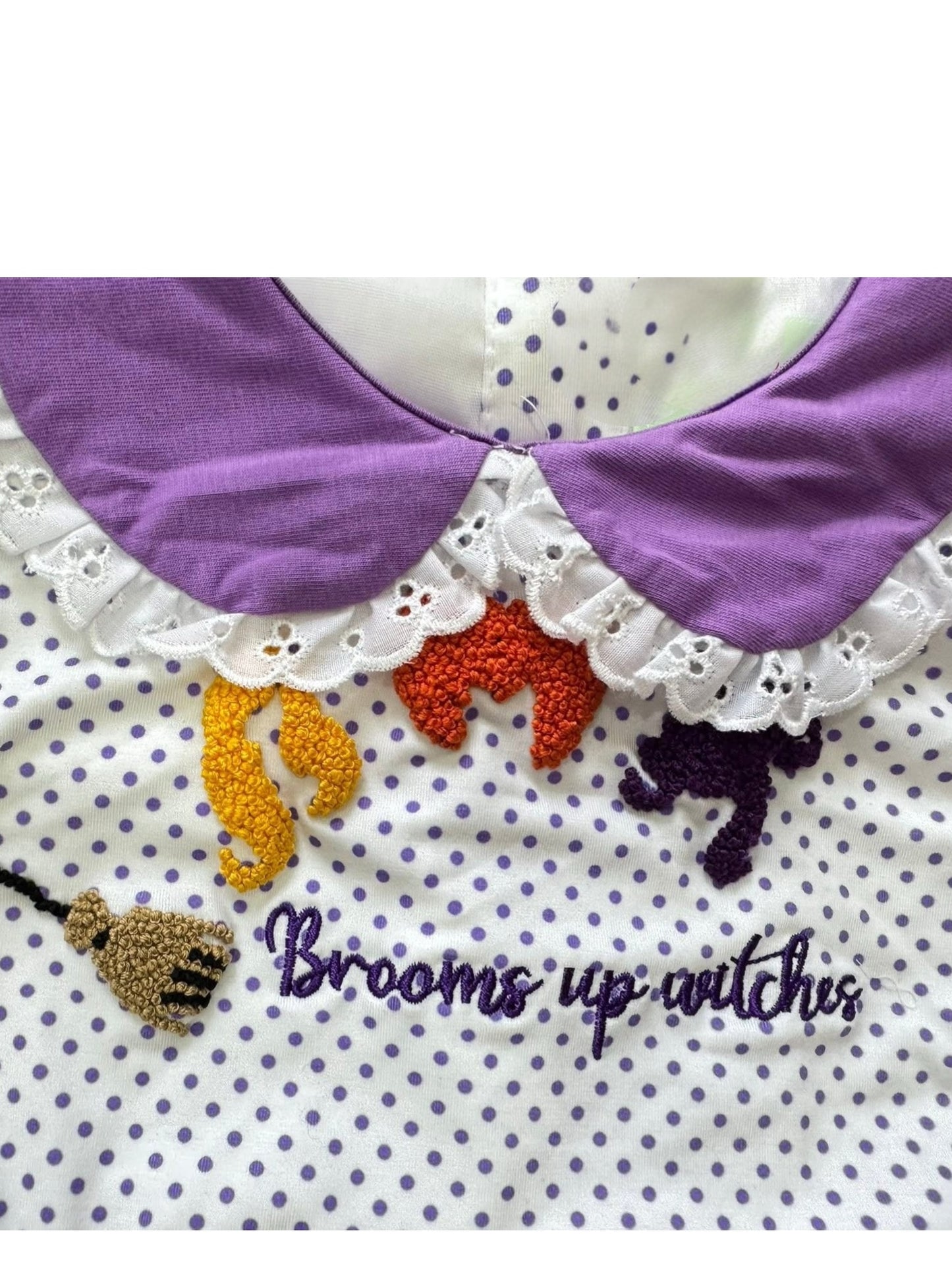 Hocus Pocus Witch Bubble -French knot