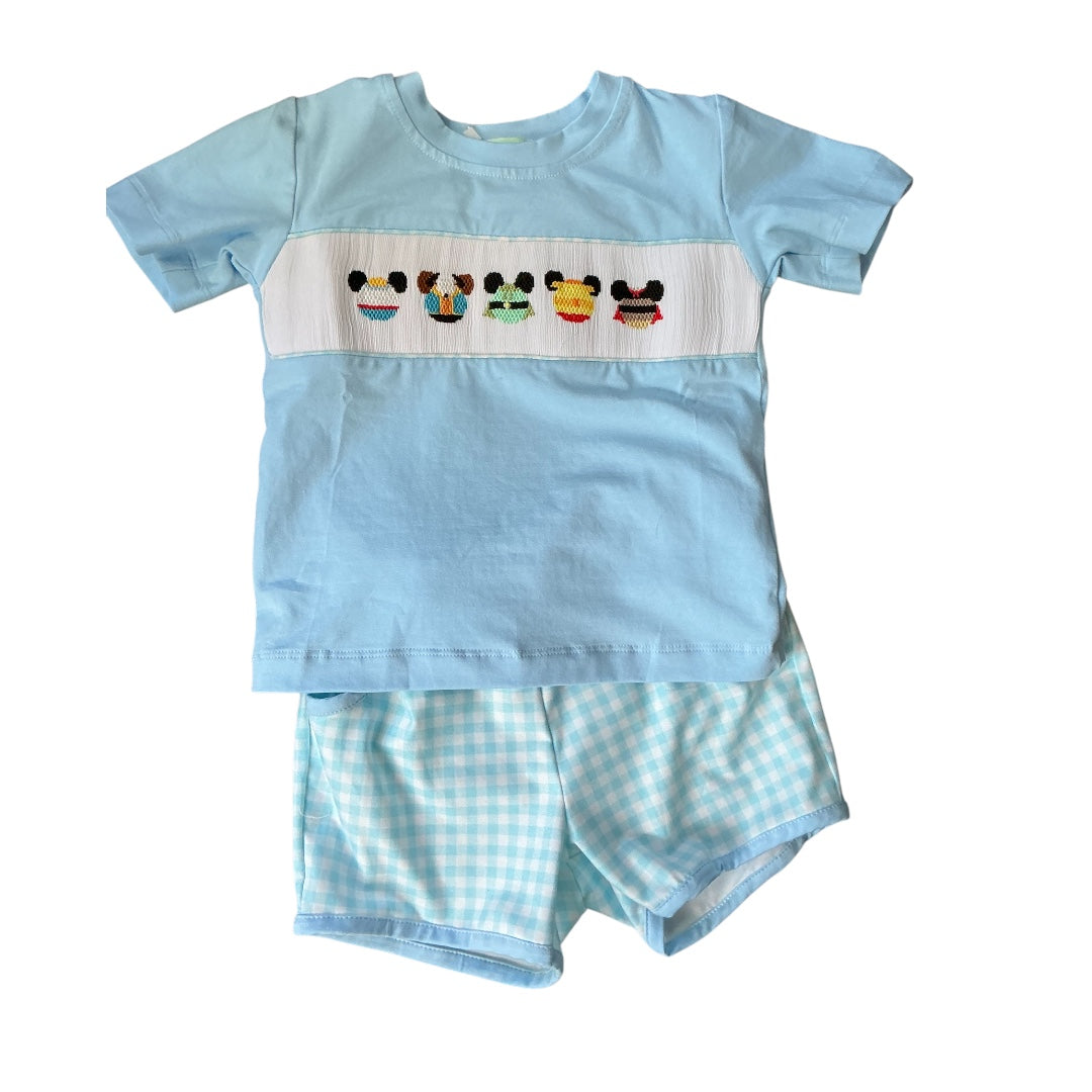 Handsmocked mouse character short set
