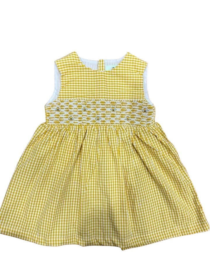 Bumble Bee Hand smocked Dress