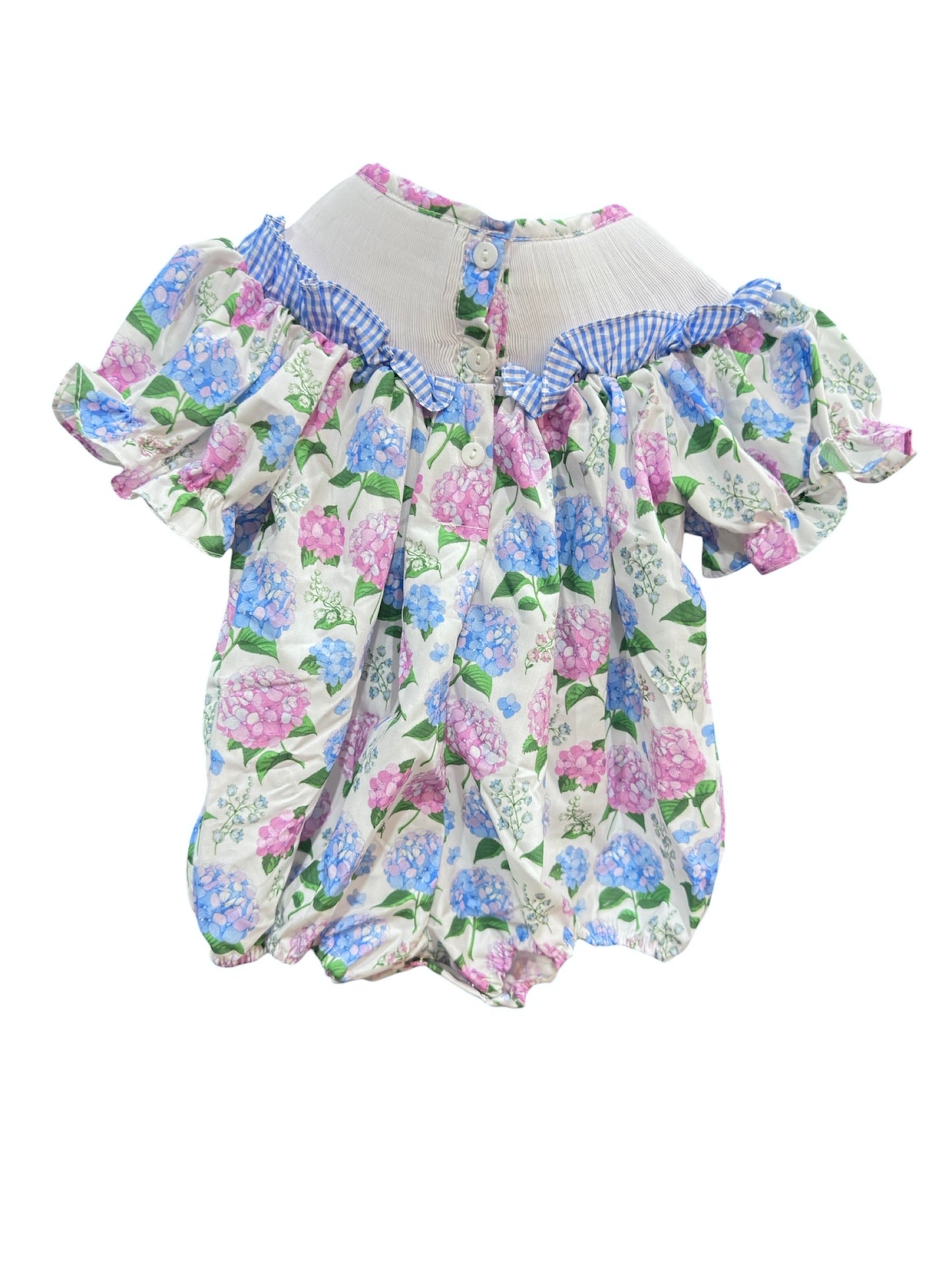 Handsmocked Hydrangea Bubble