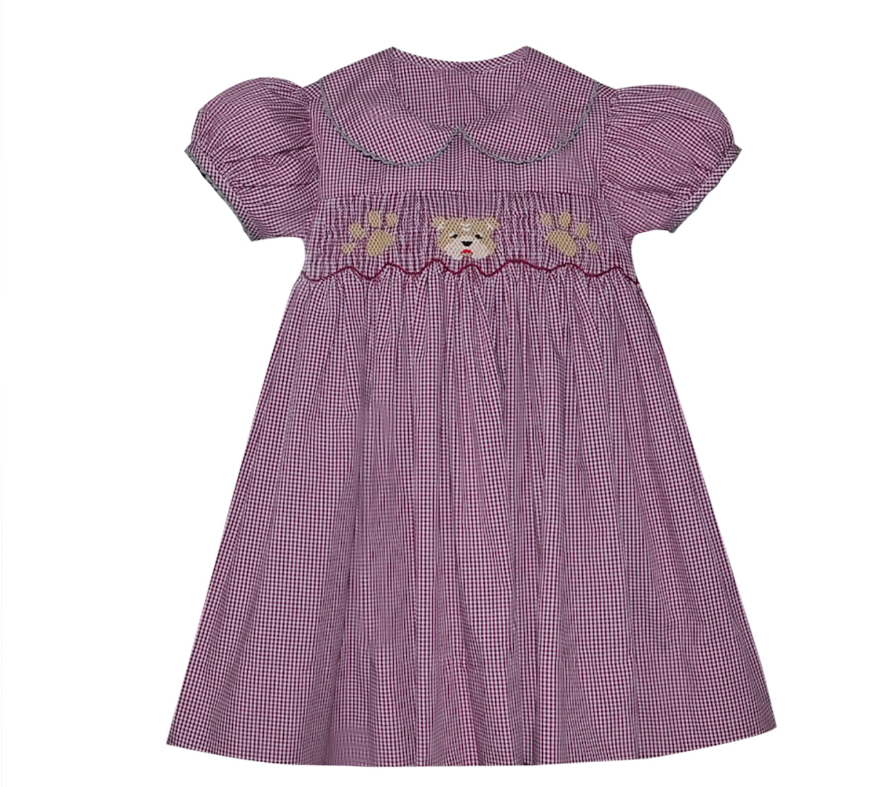 Hail State Smocked Gameday Dress