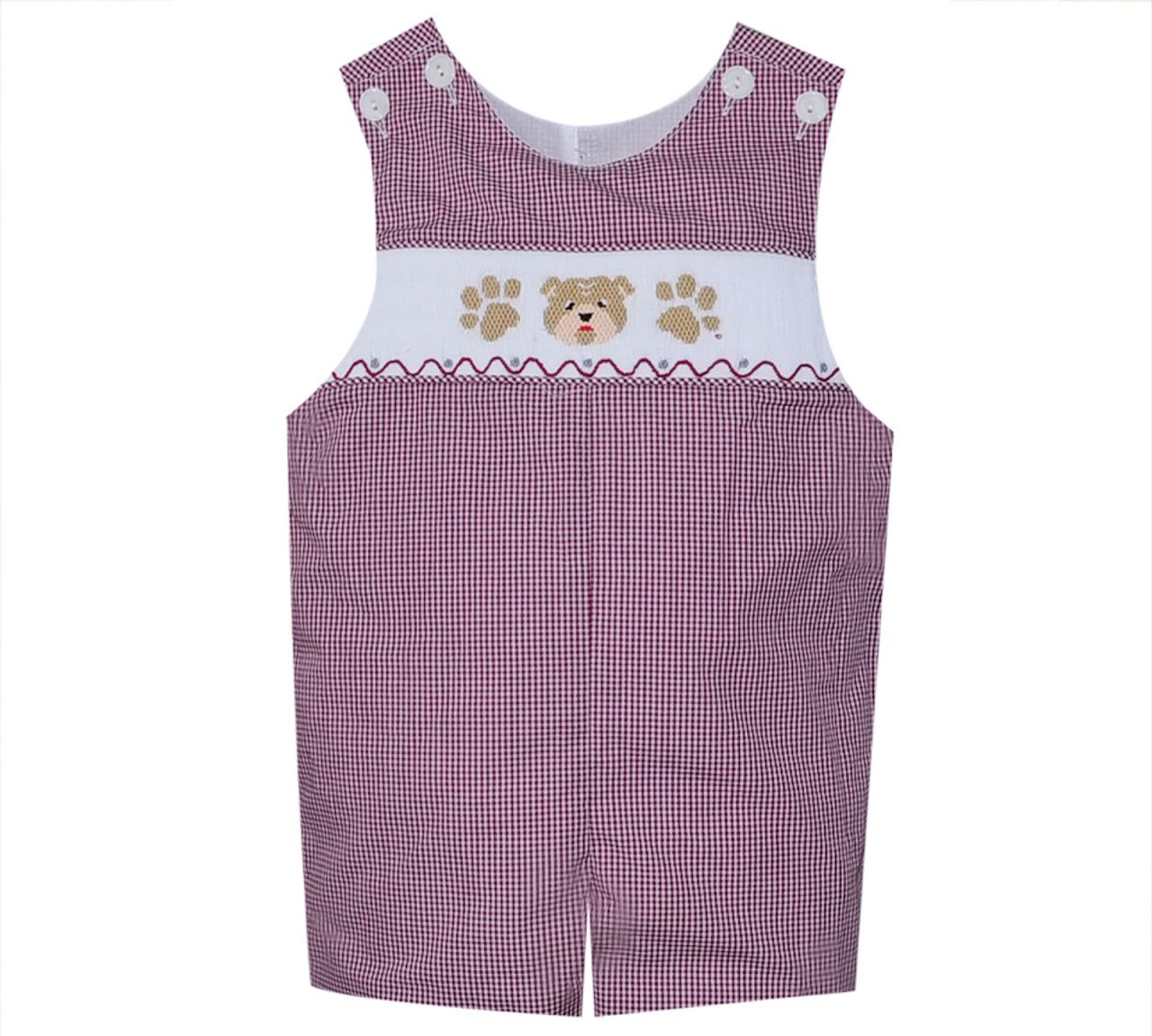 Bulldogs smocked Boys Jon Jon