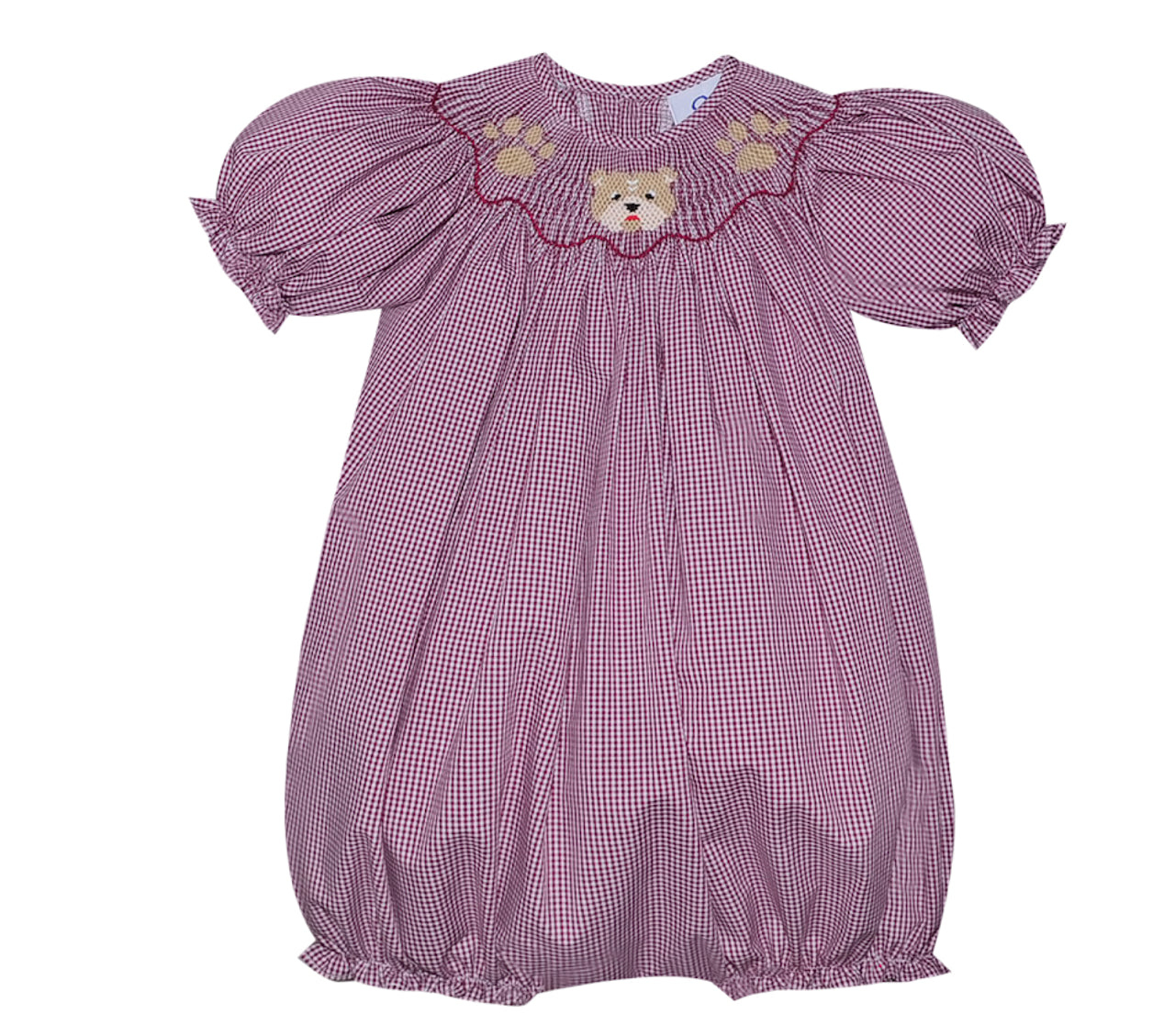 Bulldog smocked Bubble