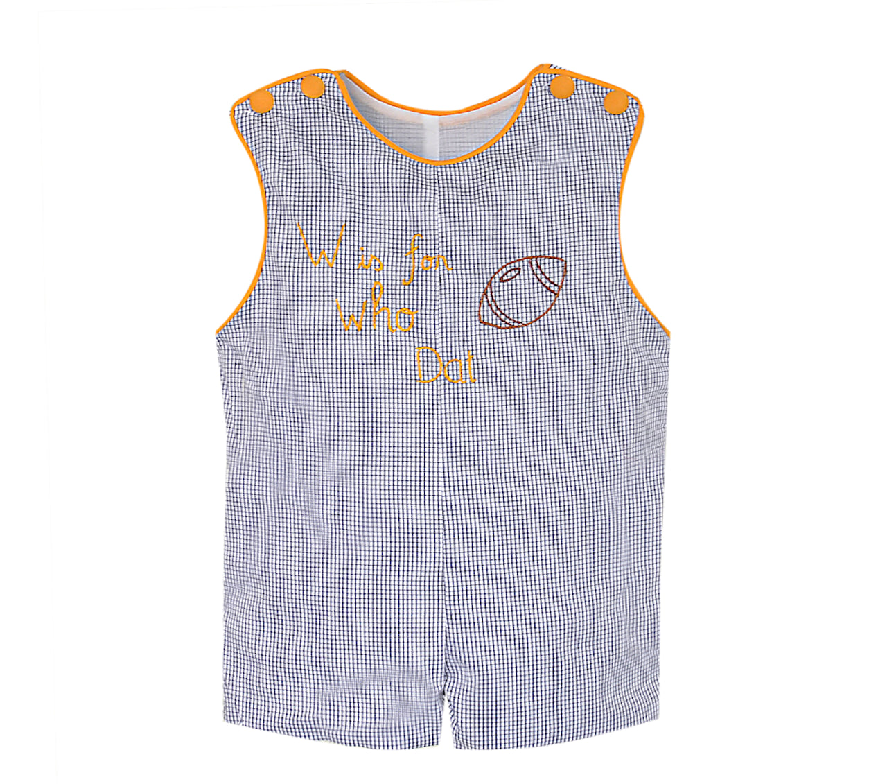 Embroidery Shortall - Black/Gold-Football