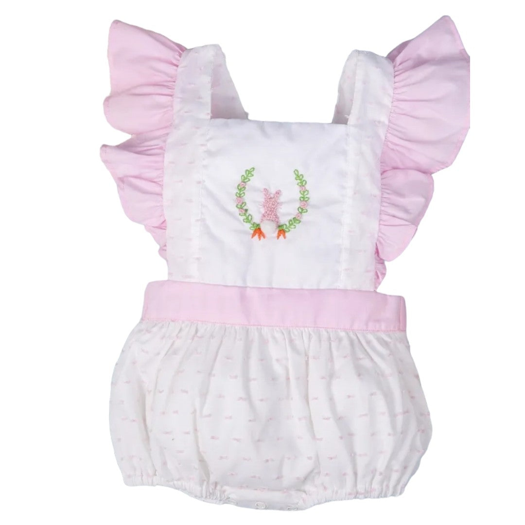 RABBIT CROCHET BABY GIRL BUBBLE
