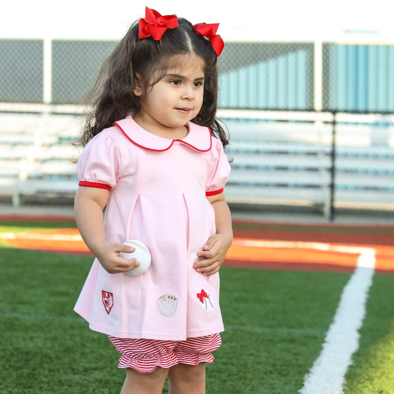 Home Run Pleat Bloomer Set
