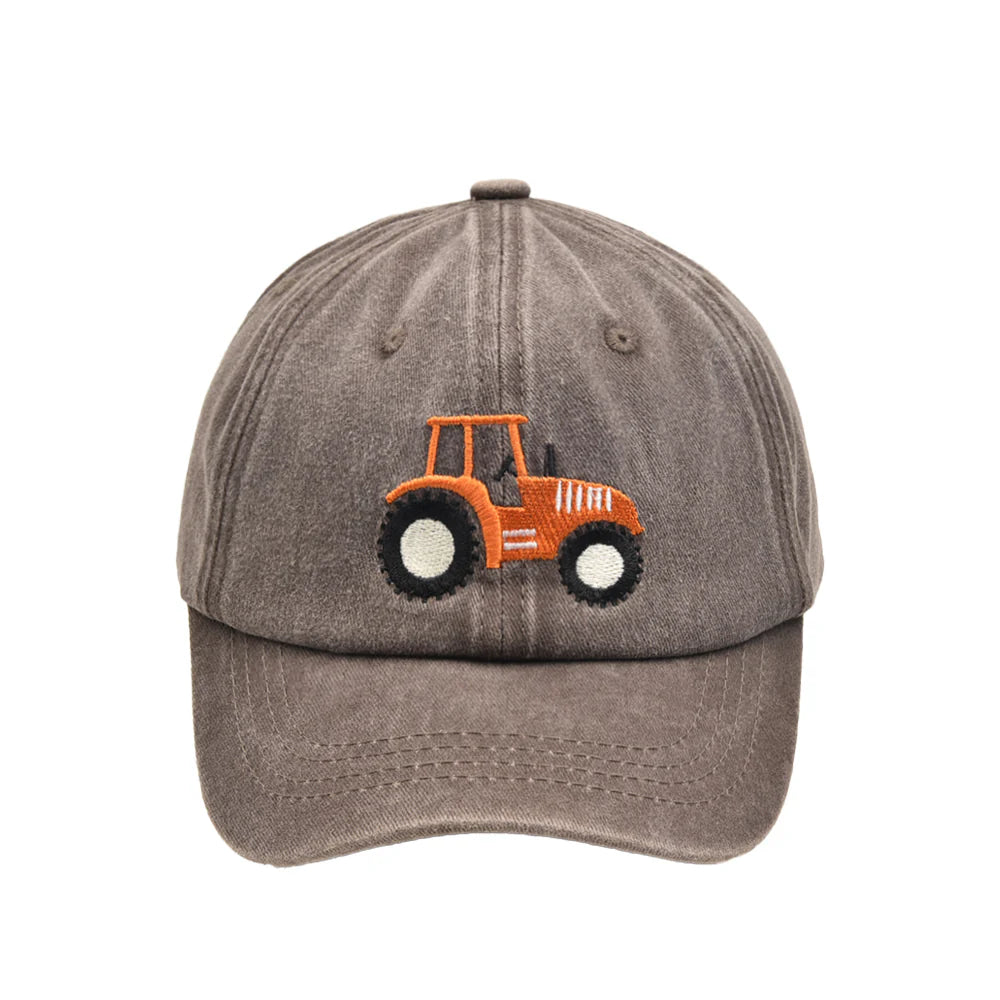 Dark Gray Tractor Hat