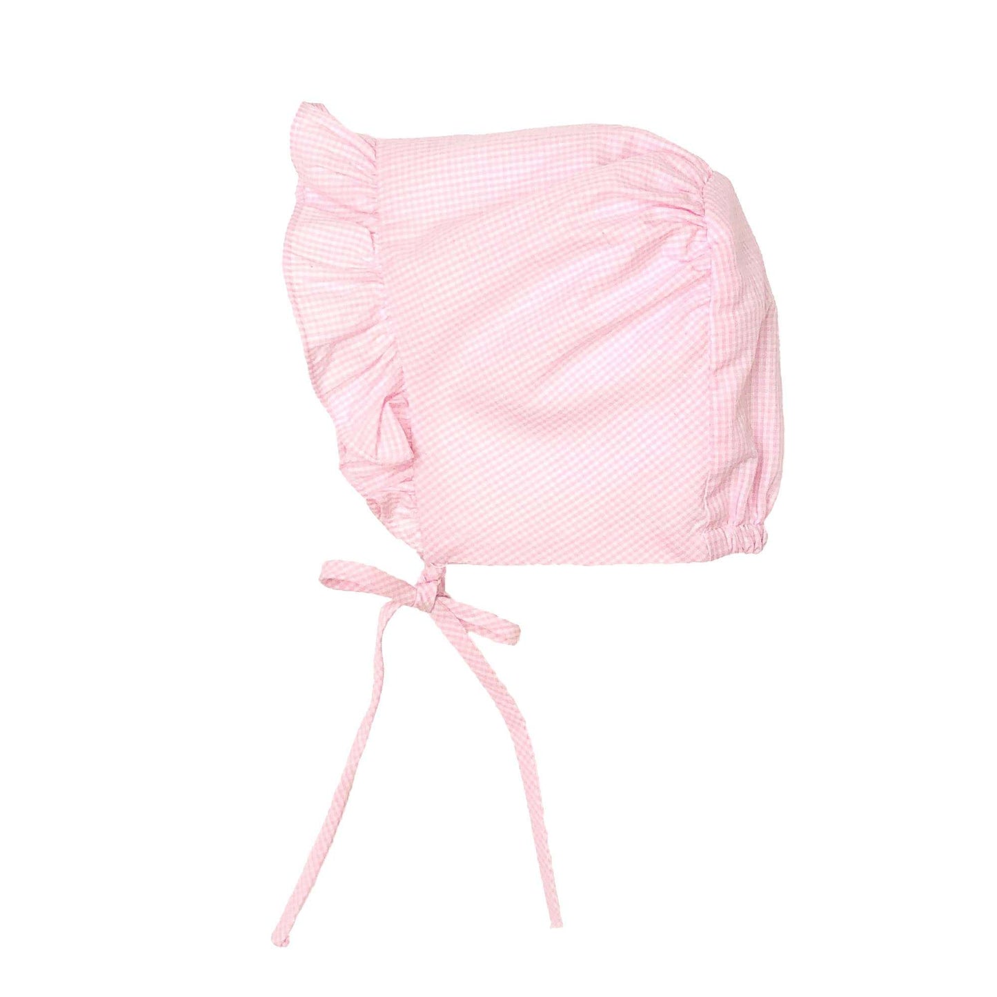 Pink Heirloom Bishop Zig-Zag Smocked Dress hat