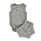Pebble Ribbed Tank Set