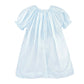 Daygown with Raglan Sleeves and Embroidered Hem: 6 Month / Lavender
