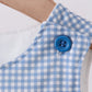 BLUE  SuperHero CHARACTER SMOCKED GINGHAM JONJON