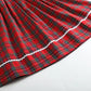 Red and Green Plaid Christmas Tree Smocked Bishop Dress