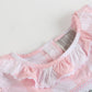 Large Pink Check Butterfly Garden Smocked Dress
