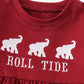 Alabama Embroidered Terry Dress