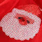 Red christmas sequin tutu skirt