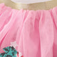 Pink Christmas sequin tutu skirt